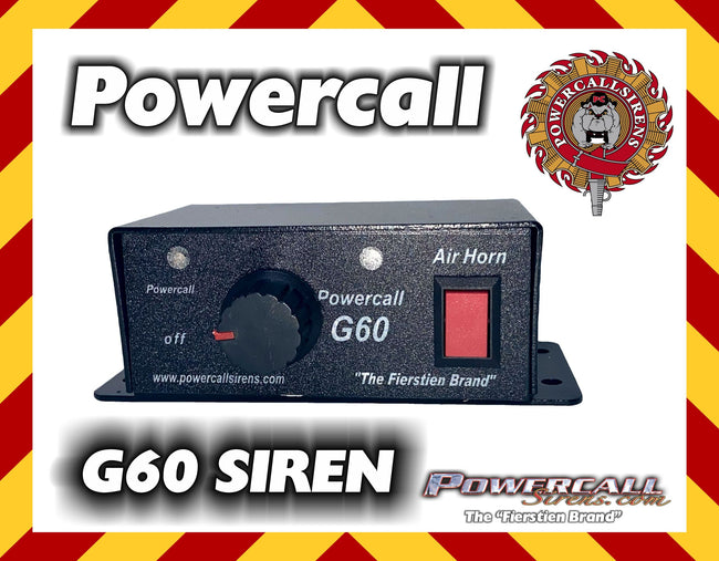 Powercall G60 Remote Emergency Siren - Powercall Sirens LLC