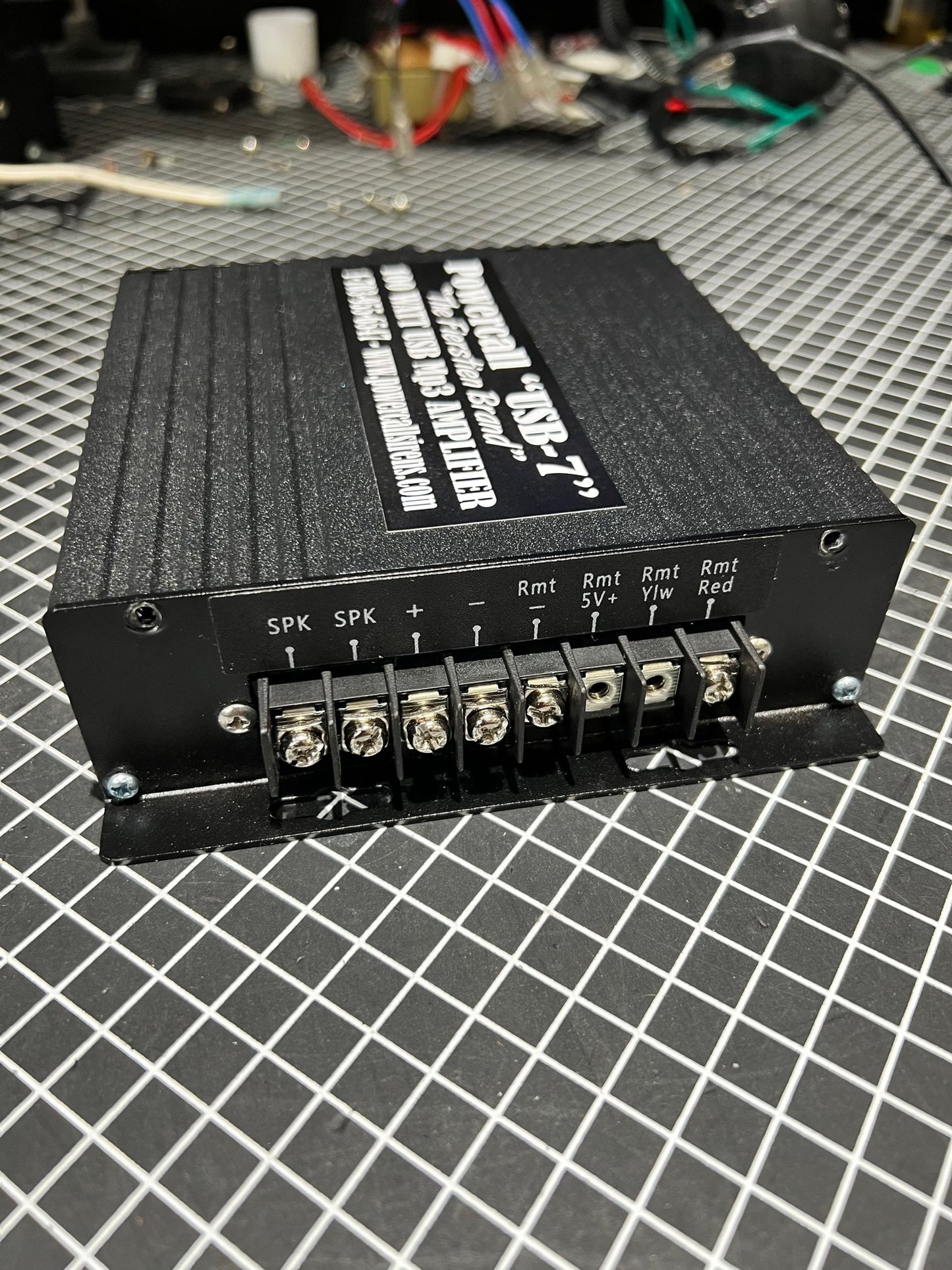 Powercall USB7 100 Watt usb (MP3) Sound Amplifier - Powercall Sirens LLC