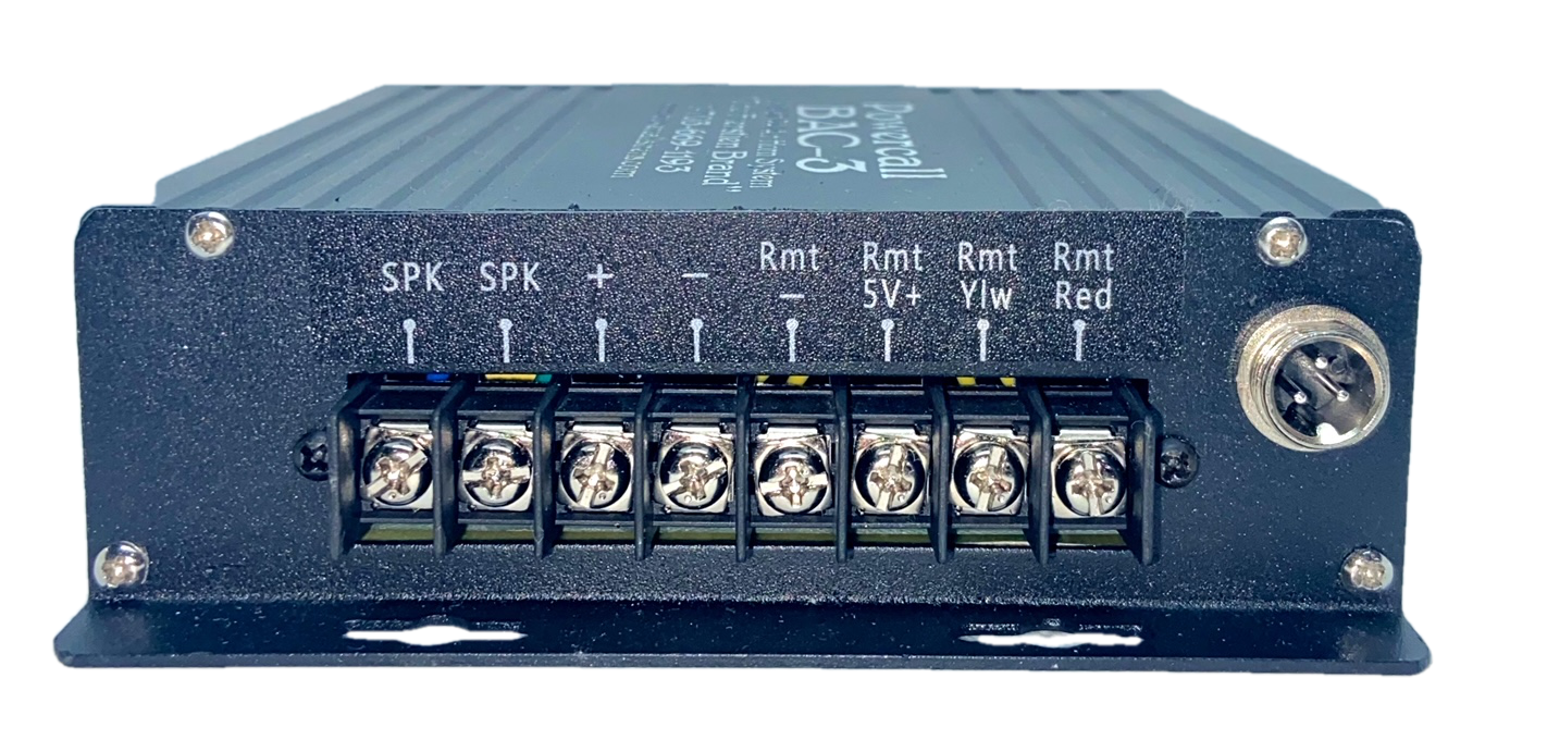 Powercall BAC-3 100 Watt Air Horn/PA System - Powercall Sirens LLC