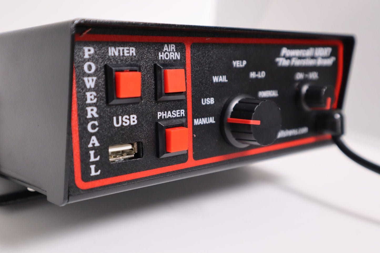 Powercall UDX7 100/200 Watt Emergency Siren - Powercall Sirens LLC