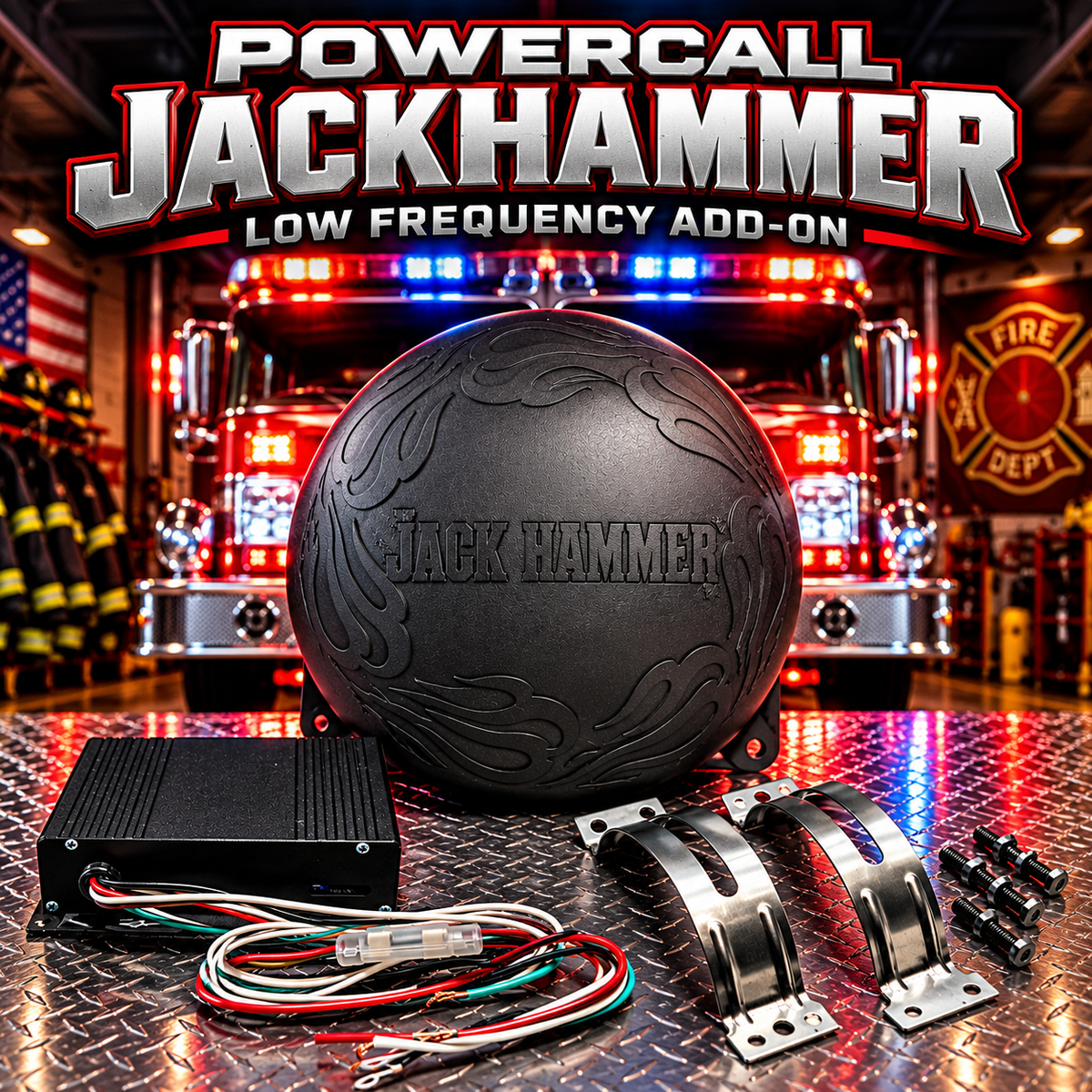 Powercall Jack Hammer Low Frequency 100 Watt Siren Addition (IN STOCK)