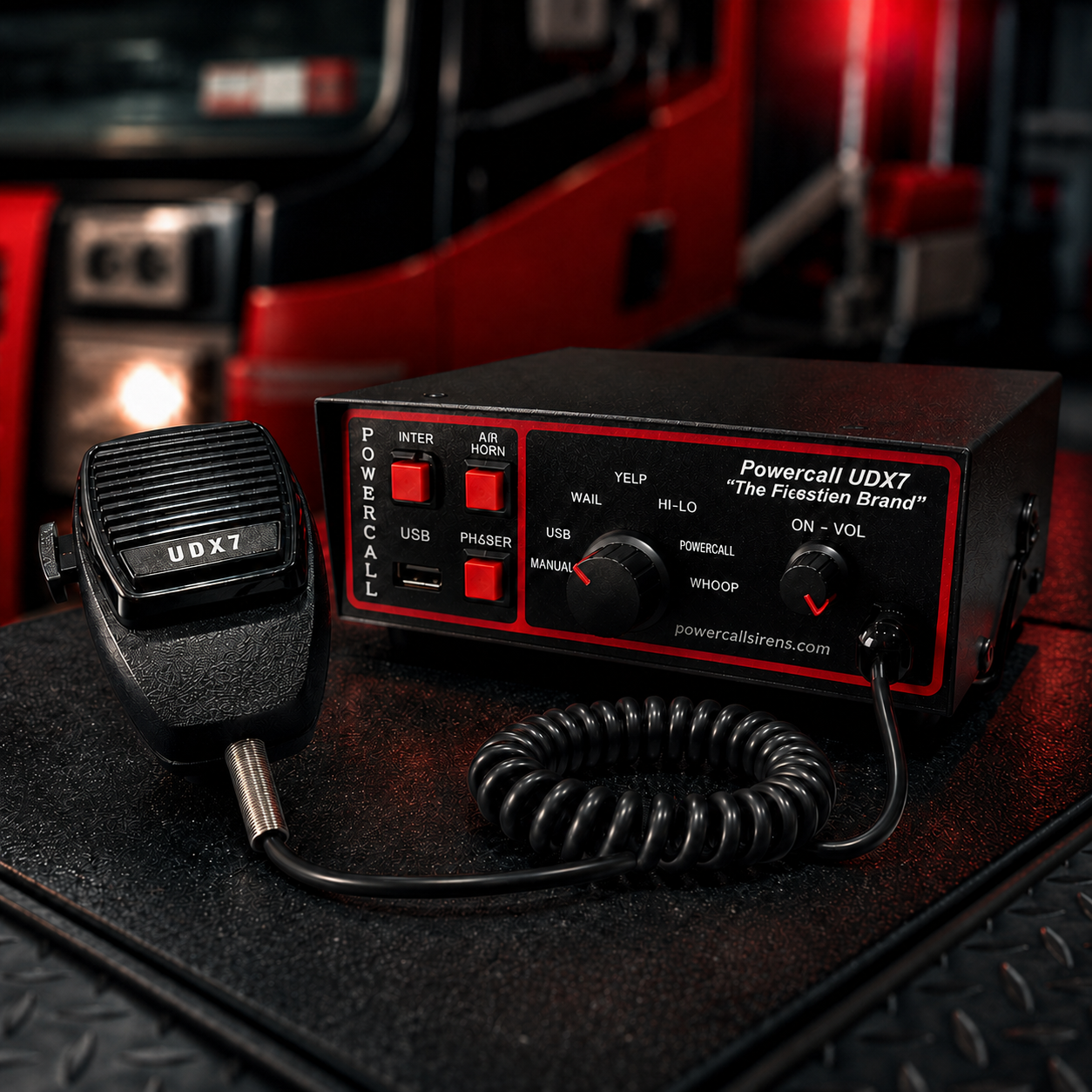 Powercall UDX7 100/200 Watt Emergency Siren (IN STOCK)