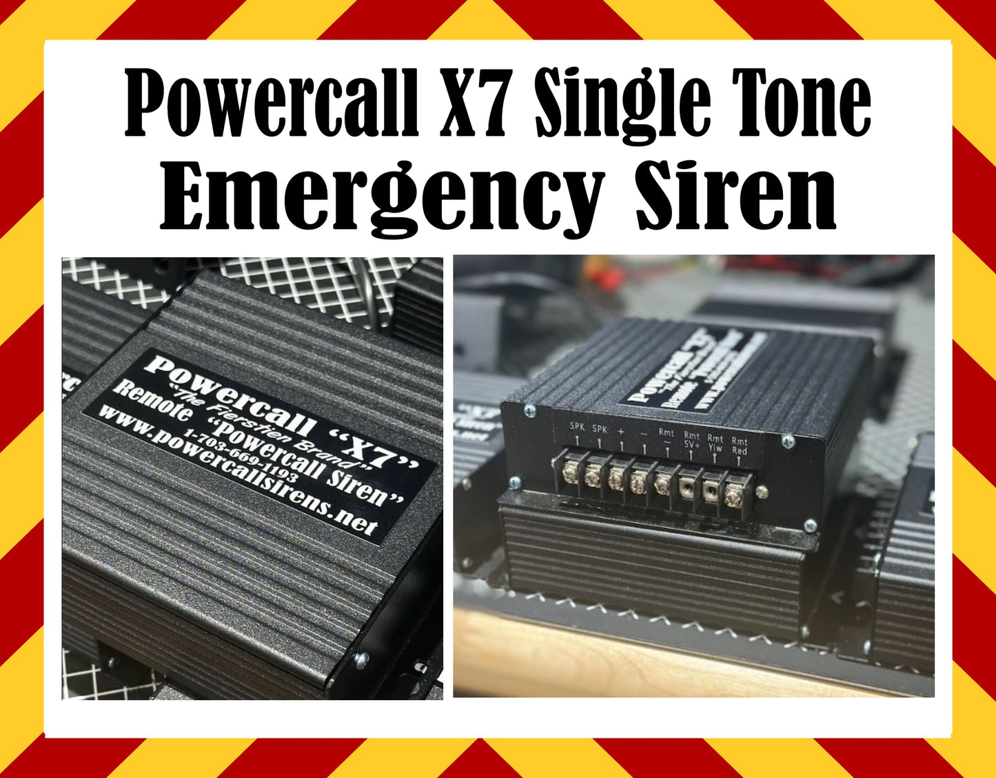 Powercall X7 Single Tone Powercall Siren