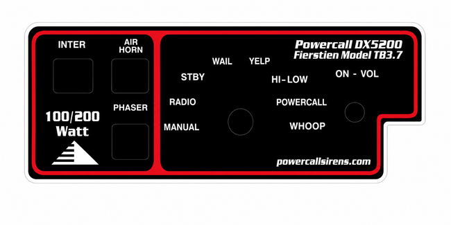 Powercall DX5200 Replacement Faceplate