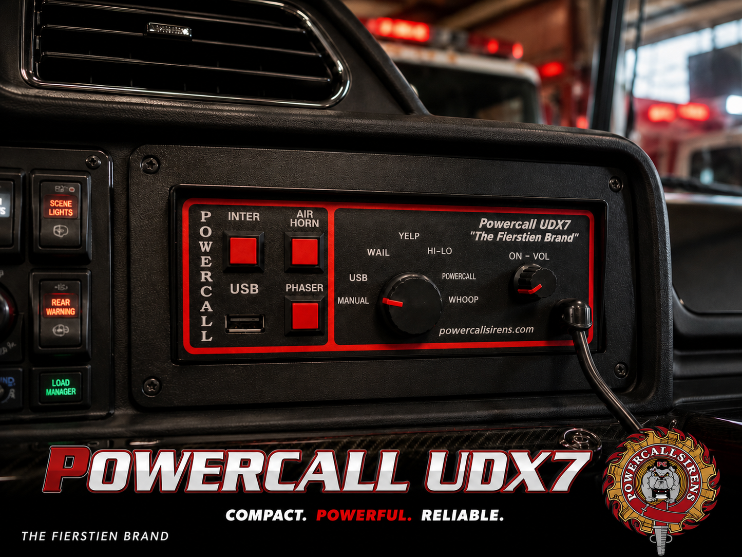 Powercall UDX7 100/200 Watt Emergency Siren (IN STOCK)