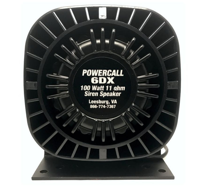 Powercall 6DX 100 Watt Siren Speaker - Powercall Sirens LLC