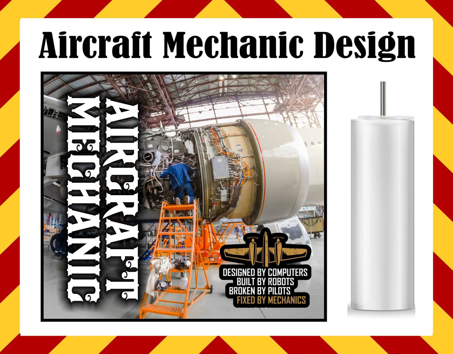 Drink Flask - Aircraft Mechanic Hot/Cold Cup