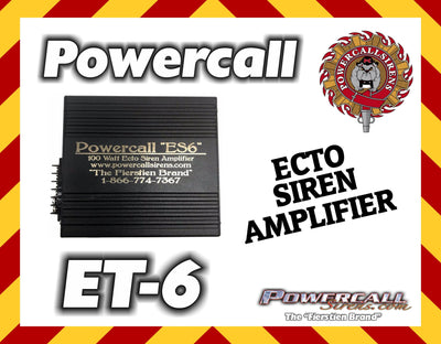Powercall ECTO Siren USB 100 Watt Amplifier - Powercall Sirens LLC