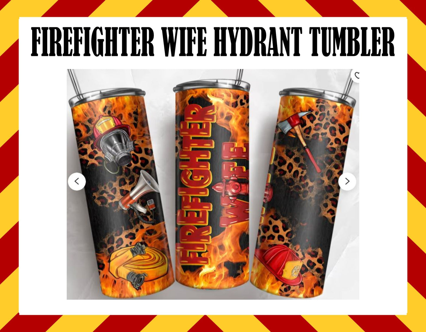 Drink Flask - Stainless Steel Cup - FIREFIGHTER DESIGNS