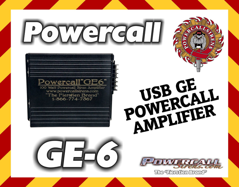 Powercall GE6 100 Watt USB Powercall Amplifier - Powercall Sirens LLC