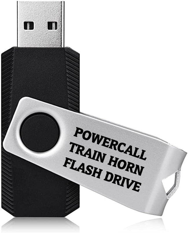 Train Horn Sound USB Drive for USB6100 or UDX7 - Powercall Sirens LLC