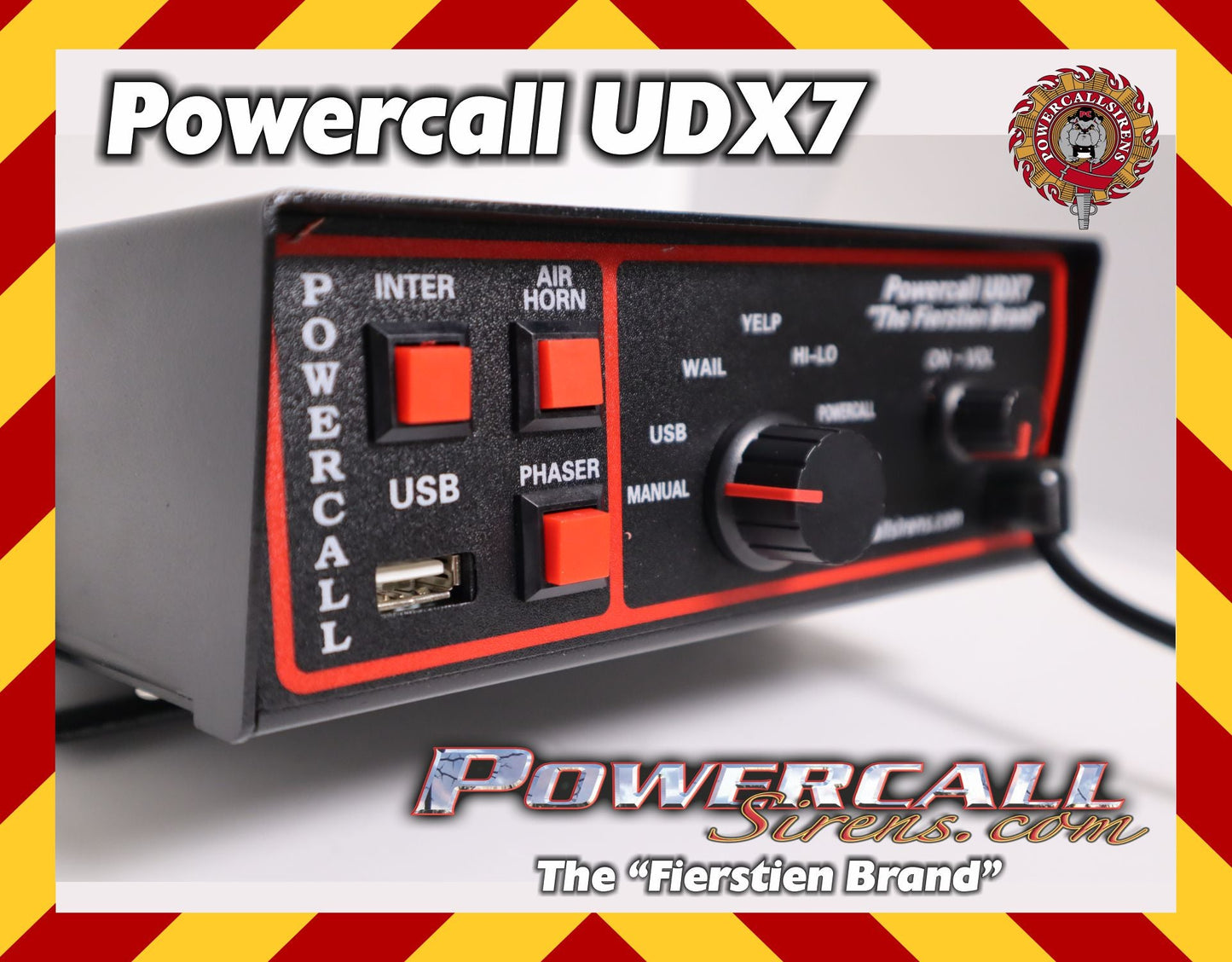 Powercall UDX7 100/200 Watt Emergency Siren (IN STOCK) - Powercall Sirens LLC