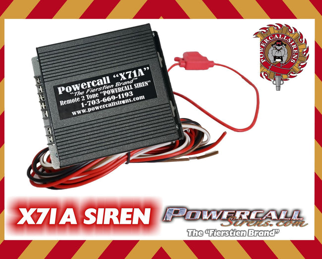 Powercall X71A Remote 2 Tone 100 Watt Siren