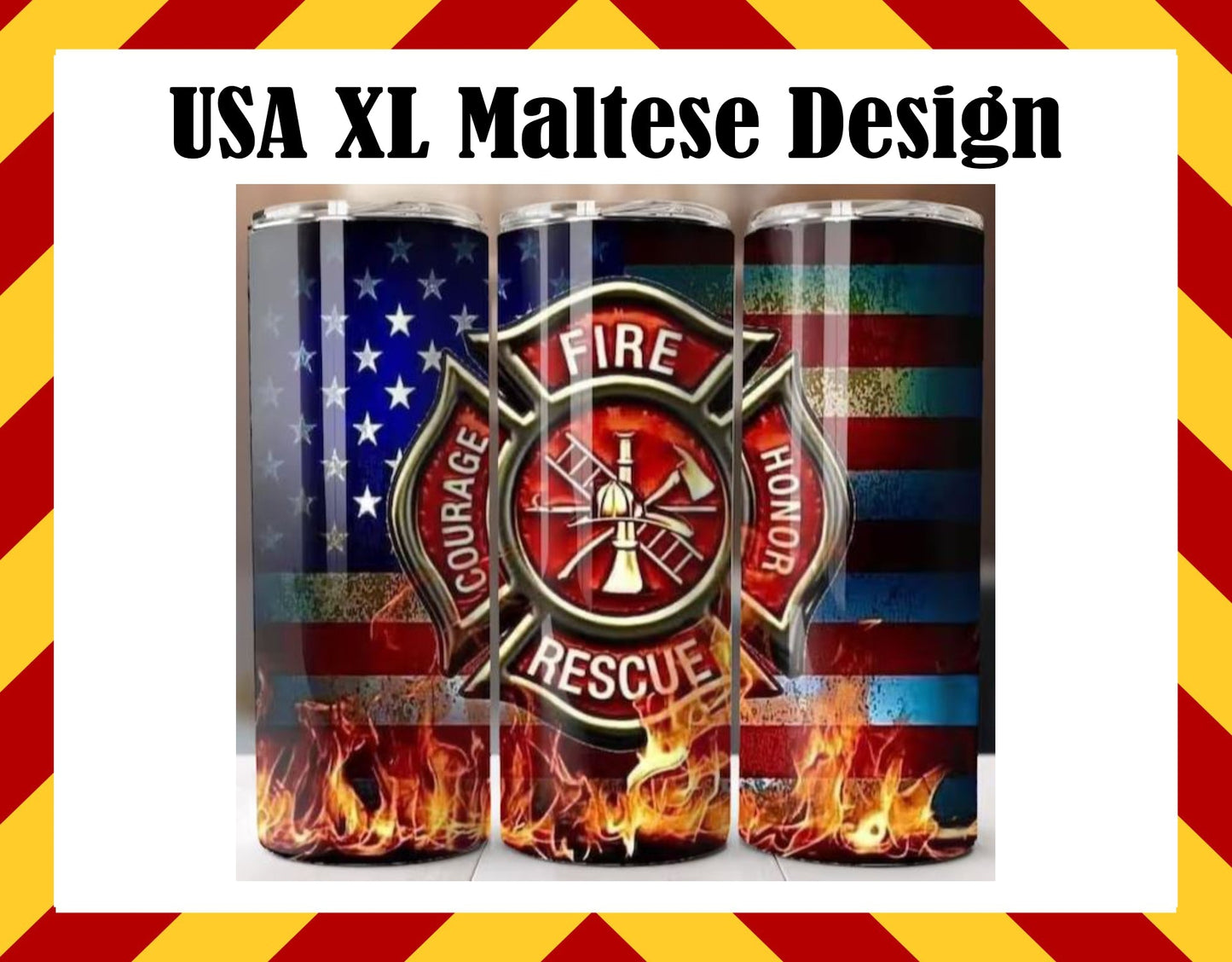 Stainless Steel Cup - XL Maltese USA Design