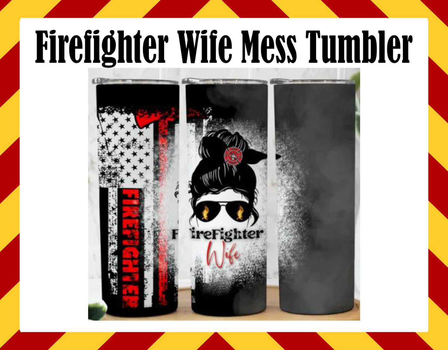 Drink Flask - Stainless Steel Cup - FIREFIGHTER DESIGNS