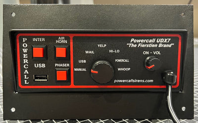 Powercall UDX7 Flush Mount Bracket - Powercall Sirens LLC
