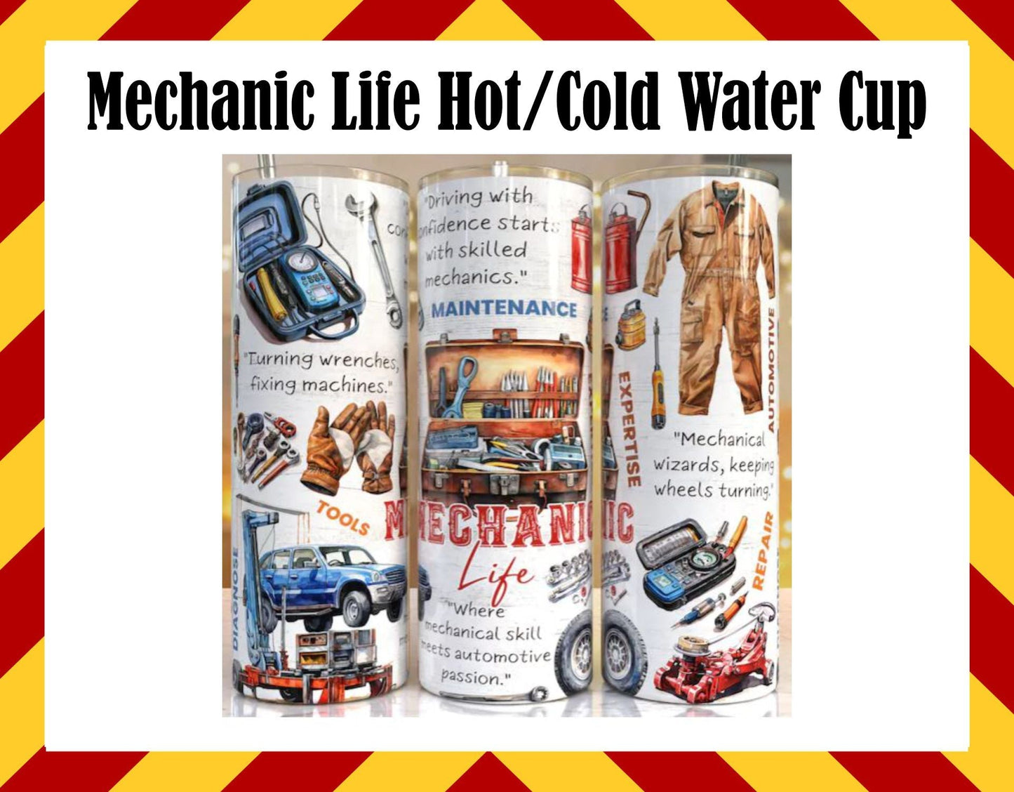 Stainless Steel Cup -  Mechanic Life Design Hot/Cold Cup