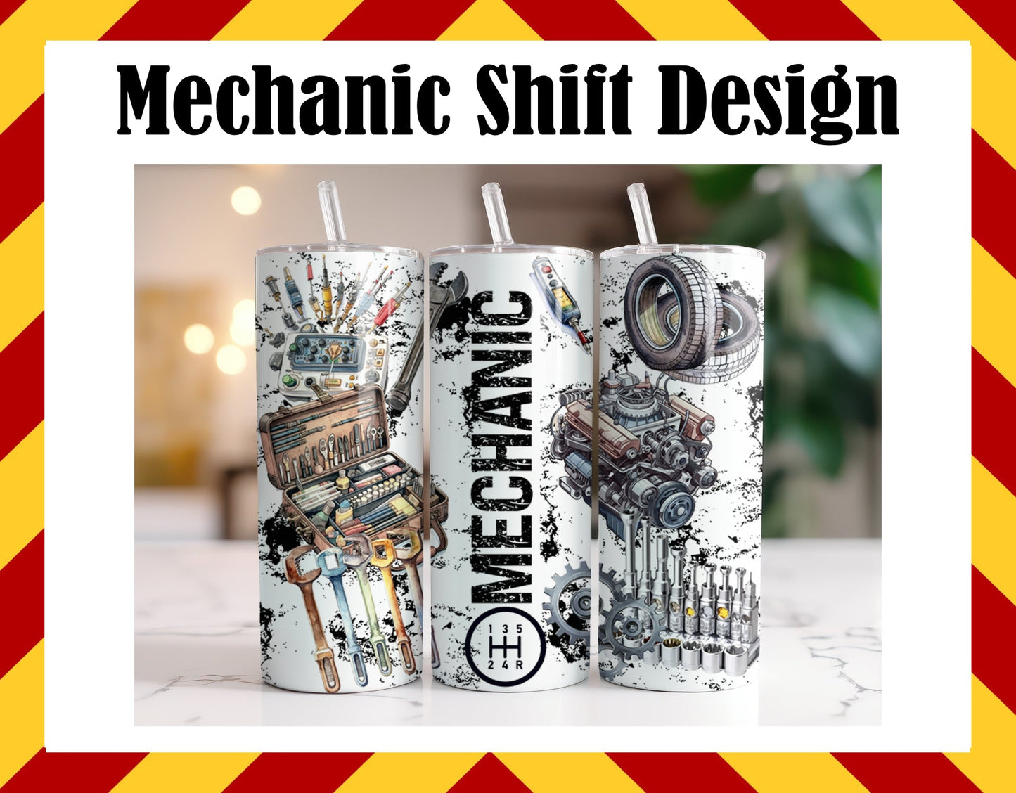 Stainless Steel Cup - Mechanic Shift Design