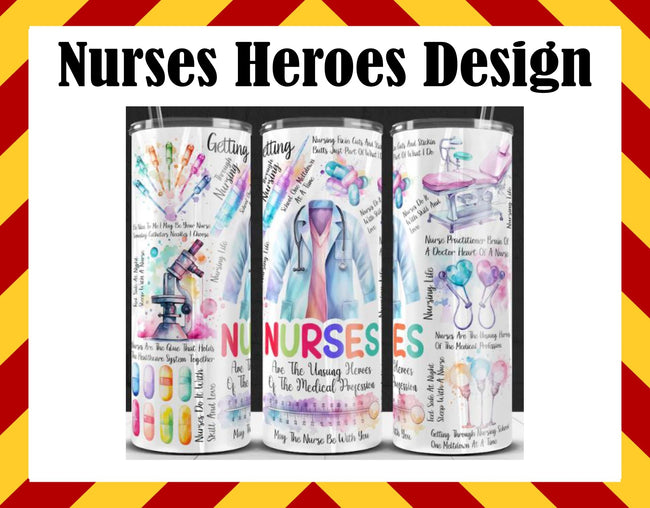 Drink Water Cup - Nurses Heroes Design