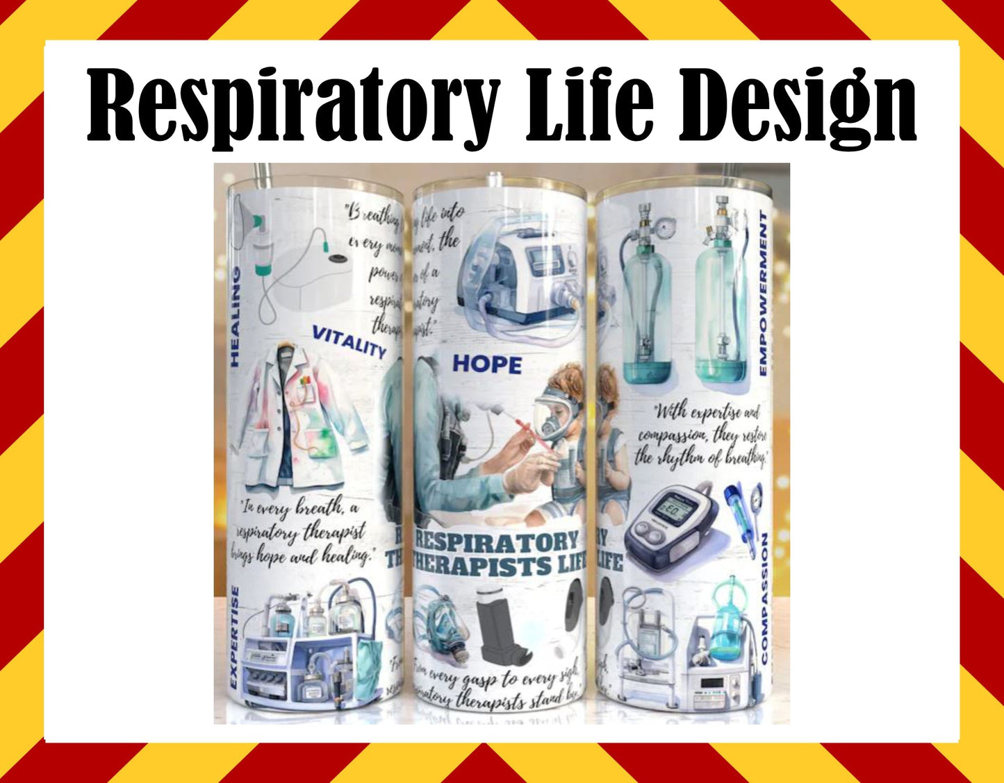 Stainless Steel Cup - RESPIRATORY THERAPIST DESIGNS
