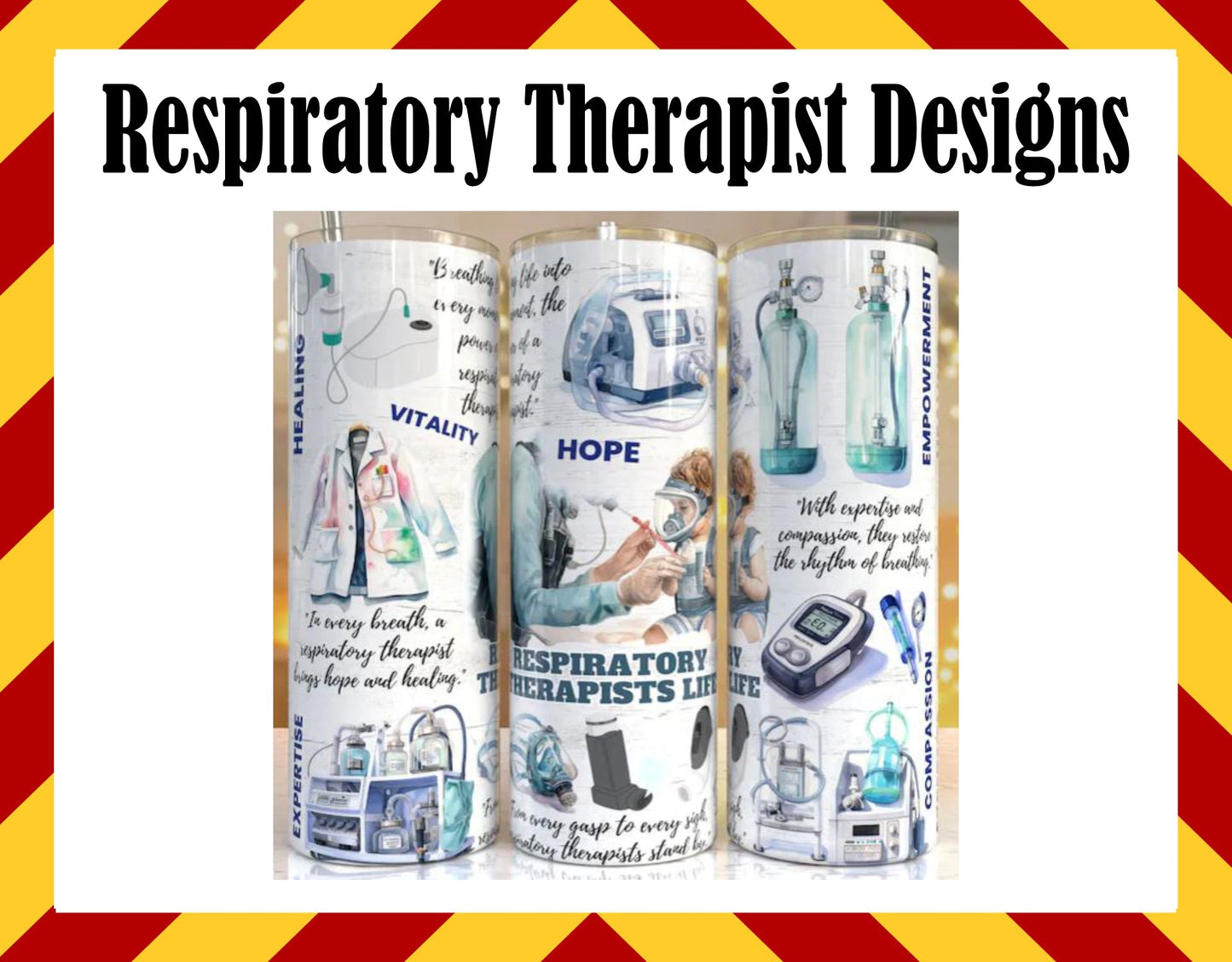 Stainless Steel Cup - RESPIRATORY THERAPIST DESIGNS