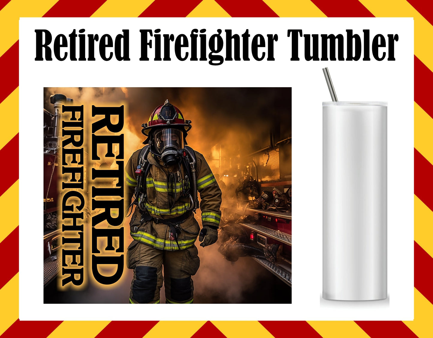 Drink Flask - Stainless Steel Cup FIREFIGHTER DESIGNS Batch 2