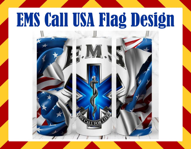 Drink Water Cup - USA EMS Call Cup Design